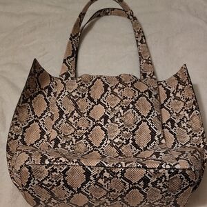 Snakeskin Pattern Tote Bag